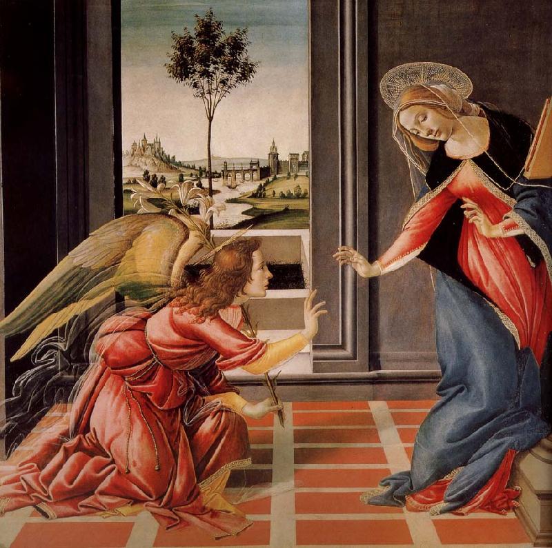 Sandro Botticelli Annunciation oil painting picture